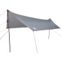 Gray and orange waterproof camping tarp 460x305x210 cm by vidaXL, tents - Ref: Foro24-94687, Price: 54,91 €, Discount: %