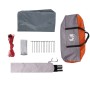 Gray and orange waterproof camping tarp 460x305x210 cm by vidaXL, tents - Ref: Foro24-94687, Price: 54,91 €, Discount: %