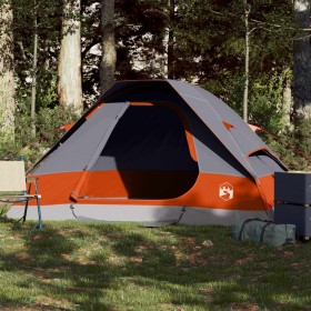 2 Person Igloo Tent Waterproof Gray Orange by vidaXL, tents - Ref: Foro24-94775, Price: 57,99 €, Discount: %