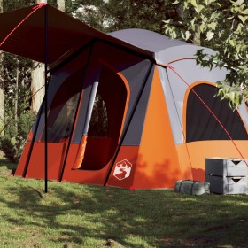 Gray and orange waterproof 5-person tent by vidaXL, tents - Ref: Foro24-94754, Price: 160,75 €, Discount: %