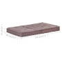 Taupe gray cotton pallet cushion 120x80x10 cm by vidaXL, Cushions for chairs and sofas - Ref: Foro24-48682, Price: 68,27 €, D...