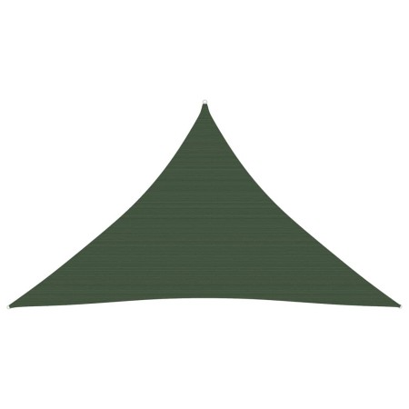 Toldo de vela verde oscuro HDPE 160 g/m² 2,5x2,5x3,5 m de vidaXL, Sombrillas - Ref: Foro24-311471, Precio: 17,99 €, Descuento: %