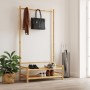 Bamboo coat rack with shelves 103x40x183 cm by vidaXL, Dresser Organizers and Bar Hangers - Ref: Foro24-368032, Price: 95,99 ...