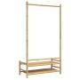 Bamboo coat rack with shelves 103x40x183 cm by vidaXL, Dresser Organizers and Bar Hangers - Ref: Foro24-368032, Price: 95,99 ...