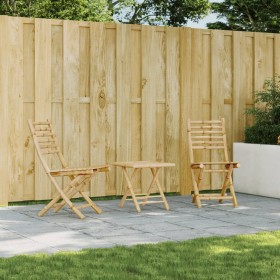 Folding garden chairs 2 units bamboo 43x54x88 cm by vidaXL, Garden chairs - Ref: Foro24-368039, Price: 149,99 €, Discount: %