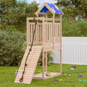 Solid pine wood play tower 110.5x52.5x215 cm by vidaXL, Children's houses - Ref: Foro24-845917, Price: 128,99 €, Discount: %