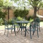 5-piece garden dining set, cast aluminum, green by vidaXL, Garden sets - Ref: Foro24-3216329, Price: 761,68 €, Discount: %