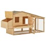 Gallinero madera maciza de pino 178x67x92 cm de vidaXL, Jaulas y habitáculos para animales pequeños - Ref: Foro24-170915, Pre...