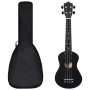 Set de ukelele soprano con funda para niños negro 23" de vidaXL, Instrumentos de cuerda - Ref: Foro24-70152, Precio: 37,59 €,...