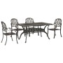 5-piece garden dining set, cast aluminum in bronze color. by vidaXL, Garden sets - Ref: Foro24-3216308, Price: 993,00 €, Disc...