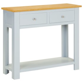 Mesa consola de madera maciza de roble 83x30x73 cm de vidaXL, Mesas auxiliares - Ref: Foro24-288635, Precio: 87,99 €, Descuen...