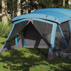 Waterproof blue 4-person tent with porch by vidaXL, tents - Ref: Foro24-94537, Price: 213,17 €, Discount: %