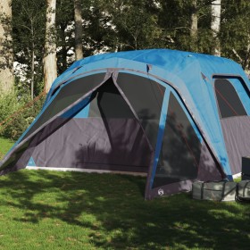 Family tent with porch for 6 people, waterproof, blue. by vidaXL, tents - Ref: Foro24-94549, Price: 155,99 €, Discount: %