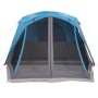 Family tent with porch for 6 people, waterproof, blue. by vidaXL, tents - Ref: Foro24-94549, Price: 155,81 €, Discount: %