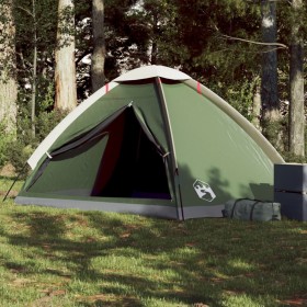 Green waterproof 4-person igloo tent by vidaXL, tents - Ref: Foro24-94762, Price: 52,59 €, Discount: %