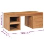 Mesa de centro de madera maciza de teca 90x50x40 cm de vidaXL, Mesas de centro - Ref: Foro24-288902, Precio: 132,99 €, Descue...