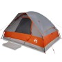 Family store with waterproof dome for 6 people, gray and orange. by vidaXL, tents - Ref: Foro24-94783, Price: 112,41 €, Disco...