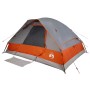 Family store with waterproof dome for 6 people, gray and orange. by vidaXL, tents - Ref: Foro24-94783, Price: 112,41 €, Disco...