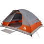 Family store with waterproof dome for 6 people, gray and orange. by vidaXL, tents - Ref: Foro24-94783, Price: 112,41 €, Disco...