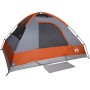 Family store with waterproof dome for 6 people, gray and orange. by vidaXL, tents - Ref: Foro24-94783, Price: 112,41 €, Disco...