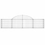 Gabion baskets 11 units, arched shape, iron, 200x30x40/60 cm by vidaXL, Pots and planters - Ref: Foro24-3146056, Price: 481,2...