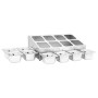 Gastronorm tray support with 8 1/6 stainless steel trays by vidaXL, Kitchen utensil containers - Ref: Foro24-51225, Price: 14...