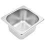 Gastronorm tray support with 8 1/6 stainless steel trays by vidaXL, Kitchen utensil containers - Ref: Foro24-51225, Price: 14...