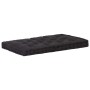 Cojín para palés algodón negro 120x80x10 cm de vidaXL, Cojines para sillas y sofás - Ref: Foro24-48674, Precio: 51,65 €, Desc...