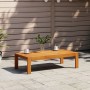 Gartentisch aus massivem Akazienholz, 100 x 50 x 27 cm von vidaXL, Modulare Sofas für den Außenbereich - Ref: Foro24-367620, ...