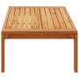 Solid acacia wood garden table 100x50x27 cm by vidaXL, Modular outdoor sofas - Ref: Foro24-367620, Price: 70,18 €, Discount: %