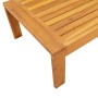 Gartentisch aus massivem Akazienholz, 100 x 50 x 27 cm von vidaXL, Modulare Sofas für den Außenbereich - Ref: Foro24-367620, ...