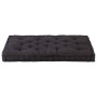 Cojín para palés algodón negro 120x80x10 cm de vidaXL, Cojines para sillas y sofás - Ref: Foro24-48674, Precio: 51,65 €, Desc...