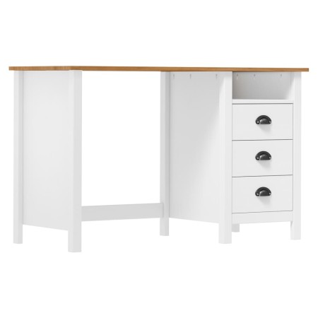 Hill desk with 3 pine wood drawers 120x50x74 cm by vidaXL, Desks - Ref: Foro24-288998, Price: 166,48 €, Discount: %