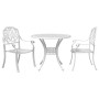 3-piece white cast aluminum bistro table and chairs by vidaXL, Garden sets - Ref: Foro24-3216324, Price: 525,70 €, Discount: %