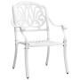 3-piece white cast aluminum bistro table and chairs by vidaXL, Garden sets - Ref: Foro24-3216324, Price: 525,70 €, Discount: %