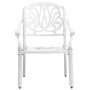 3-piece white cast aluminum bistro table and chairs by vidaXL, Garden sets - Ref: Foro24-3216324, Price: 525,70 €, Discount: %