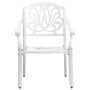 3-piece white cast aluminum bistro table and chairs by vidaXL, Garden sets - Ref: Foro24-3216339, Price: 503,29 €, Discount: %