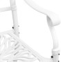 3-piece white cast aluminum bistro table and chairs by vidaXL, Garden sets - Ref: Foro24-3216339, Price: 503,29 €, Discount: %