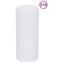 Toldos para balcón 10 uds ratán sintético blanco 255x19 cm de vidaXL, Paneles de vallas - Ref: Foro24-156313, Precio: 46,71 €...