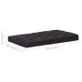 Cojín para palés algodón negro 120x80x10 cm de vidaXL, Cojines para sillas y sofás - Ref: Foro24-48674, Precio: 51,65 €, Desc...