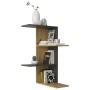 FMD Corner wall shelf in artisanal matera oak color by FMD, Shelves and shelves - Ref: Foro24-429430, Price: 105,15 €, Discou...