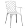 3-piece white cast aluminum bistro table and chairs by vidaXL, Garden sets - Ref: Foro24-3216332, Price: 435,09 €, Discount: %