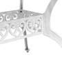 Juego de comedor de jardín 5 piezas aluminio fundido blanco de vidaXL, Conjuntos de jardín - Ref: Foro24-3216318, Precio: 951...