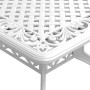 5-piece white cast aluminum garden dining set by vidaXL, Garden sets - Ref: Foro24-3216318, Price: 951,99 €, Discount: %