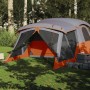 Zelt mit Veranda für 4 Personen, wasserdicht, grau-orange von vidaXL, Zelte - Ref: Foro24-94538, Preis: 232,13 €, Rabatt: %