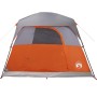 Gray and orange waterproof 4-person tent by vidaXL, tents - Ref: Foro24-94544, Price: 131,85 €, Discount: %