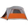 Family tent with porch 4 people waterproof gray orange by vidaXL, tents - Ref: Foro24-94550, Price: 168,99 €, Discount: %