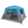 Blaues, wasserdichtes Familien-Campingzelt für 6 Personen von vidaXL, Zelte - Ref: Foro24-94546, Preis: 163,48 €, Rabatt: %