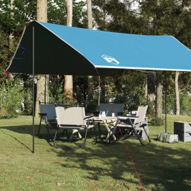 Blue waterproof camping tarp 430x380x210 cm by vidaXL, tents - Ref: Foro24-94680, Price: 52,99 €, Discount: %