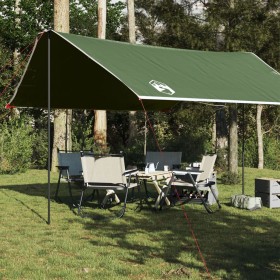 Green waterproof camping tarp 430x380x210 cm by vidaXL, tents - Ref: Foro24-94682, Price: 60,99 €, Discount: %